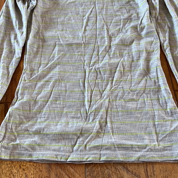 Icebreaker Merino Wool XS Long Sleeve Grey Green - Picture 8 of 11